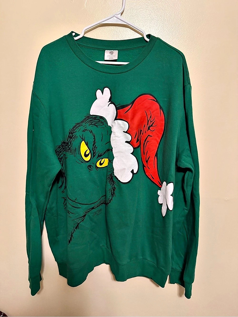 The Grinch graphic sweatshirt Green Size 2XL